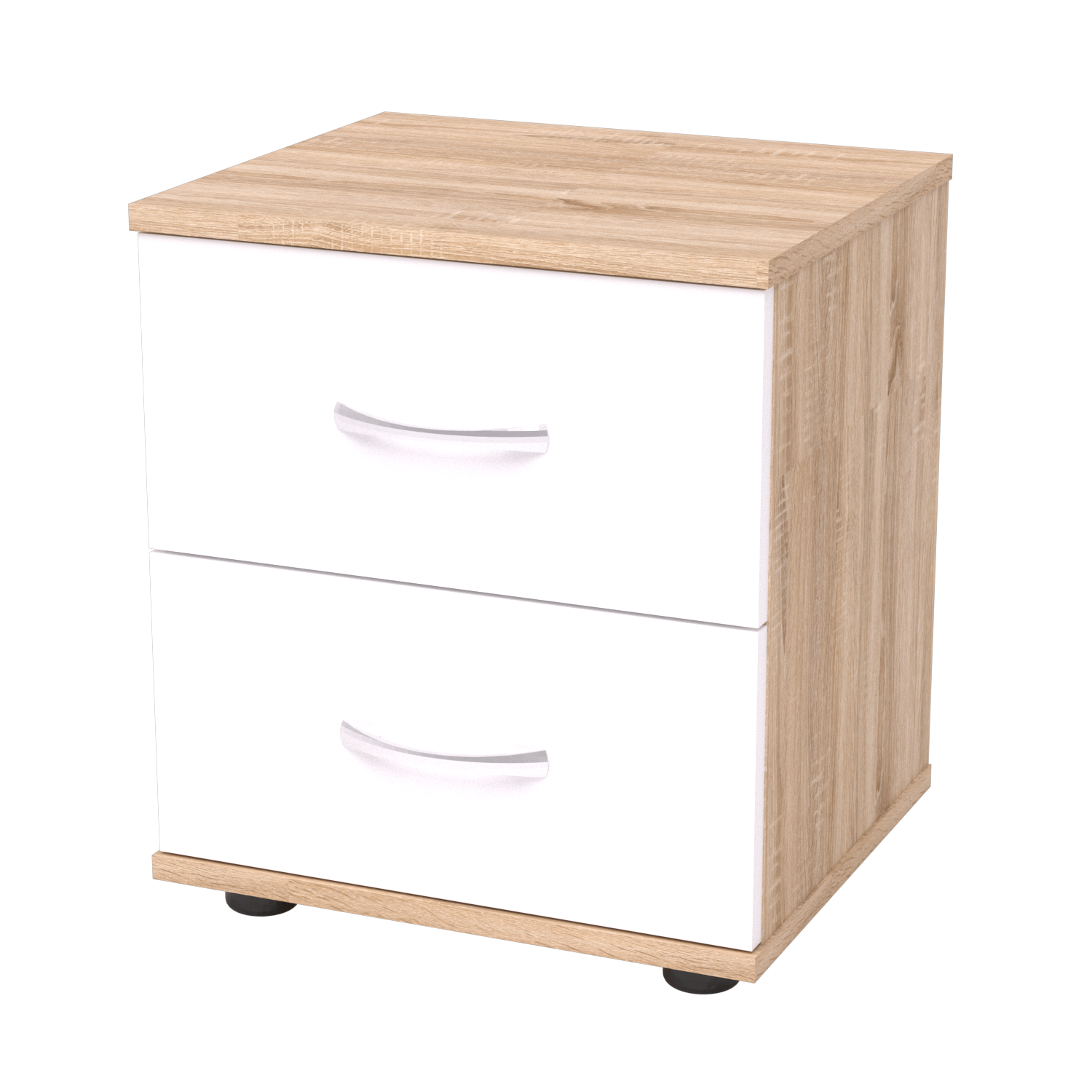 Тумба 2 ящика с ручками ЛДСП от MEBSTILE.store